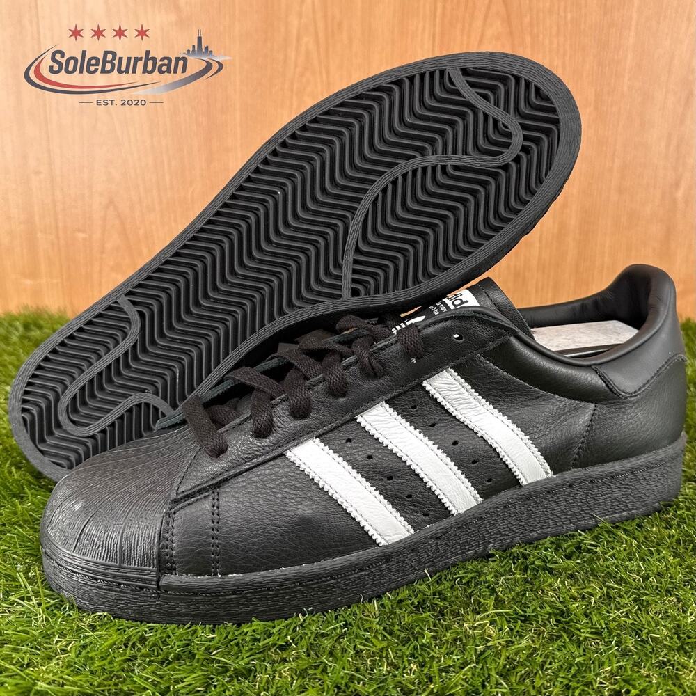 adidas Superstar 82 Core Black Cloud White Core Black JI2026 Men's Size 11.5